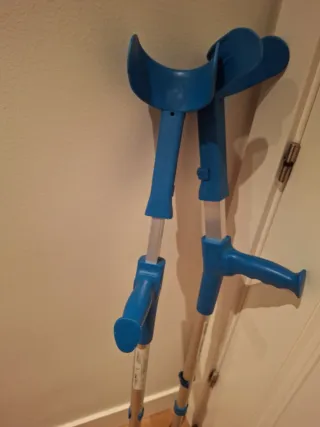 Muletas infantiles aluminio ajustables