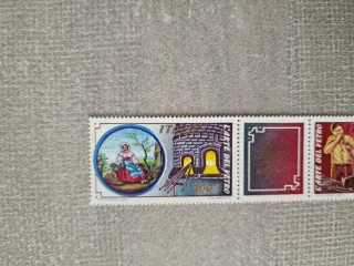 Foglietto Repubblica Italiana Arte Vetro