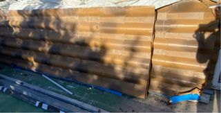 Lote Panel Sándwich Teja Albero 17m² + Cumbrera 8m