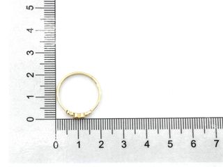 anillo oro 18k con piedra con circonita