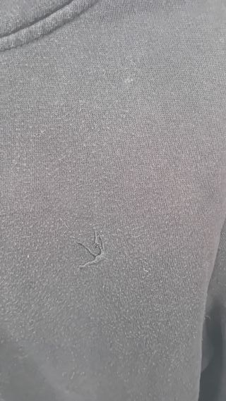 Sudadera AMISU Negra Cremallera Talla M