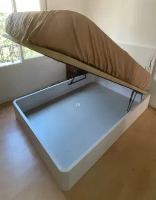 Canapé Matrimonio/Individual Madera y Metal