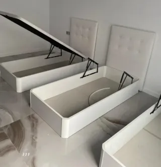 Canapé Matrimonio/Individual Madera y Metal