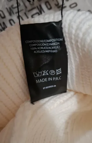 Cappello ICON bianco con etichetta taglia  unica