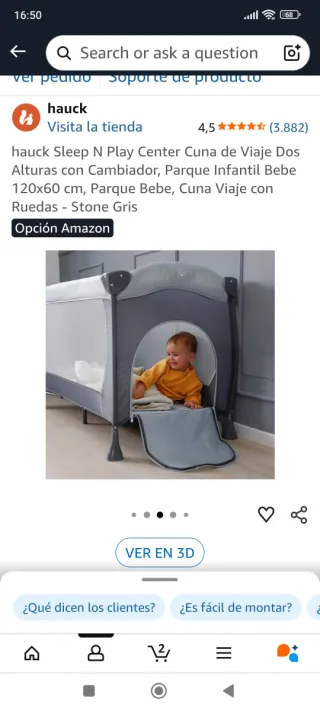 Cuna de viaje Hauck Sleep N Play