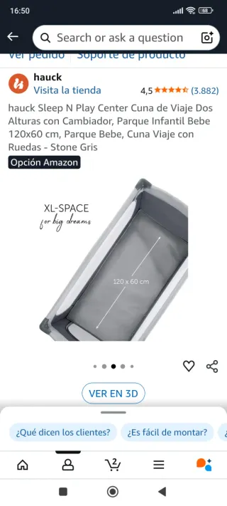 Cuna de viaje Hauck Sleep N Play