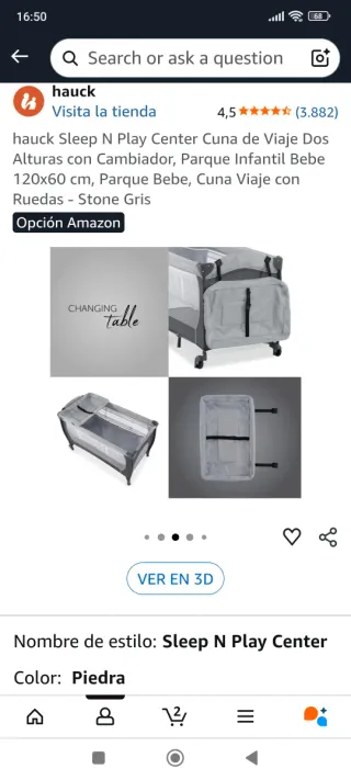 Cuna de viaje Hauck Sleep N Play