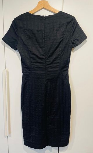 Vestido Negro Armani Jeans Talla L (ajustada, M-L)
