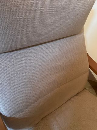 Poltrona Poäng Ikea Beige in Legno