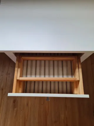 Mesita de noche IKEA Hemnes blanca