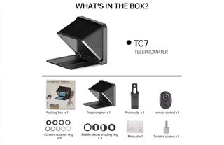 Teleprompter portátil móvil/cámara
