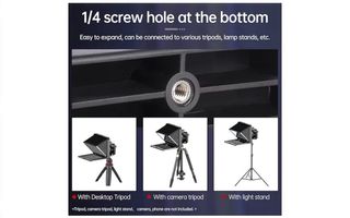 Teleprompter portátil móvil/cámara