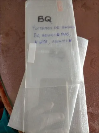 Protector Pantalla BQ Aquaris U Plus/Lite