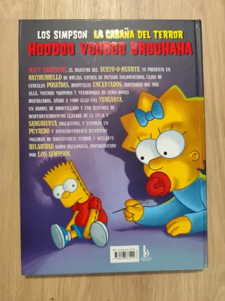 Comic Los Simpsons Cabaña del Terror