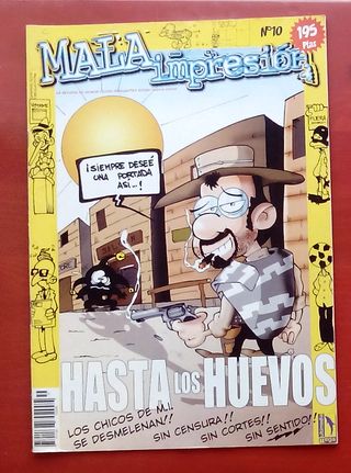 Revista Mala impresión- 10 grapas + retapado con 3
