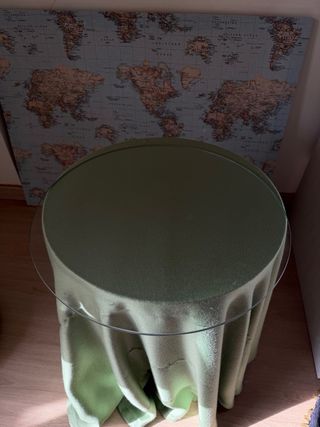 Mesa camilla redonda 45cm diametro x 60cm