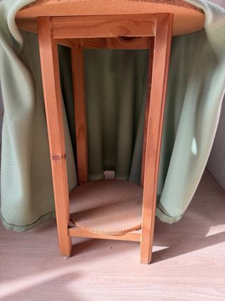 Mesa camilla redonda 45cm diametro x 60cm