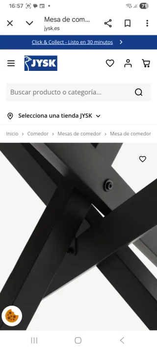 Mesa de comedor redonda JYSK