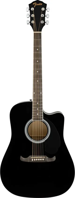 Guitarra Electroacústica Fender FA-125CE Negra