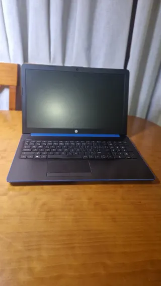 Portátil HP Negro y Azul