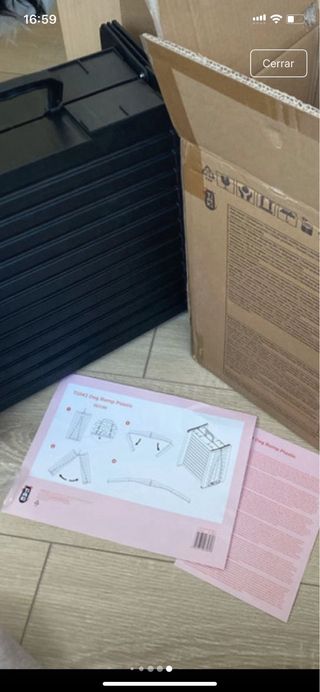 Rampa plegable para perros