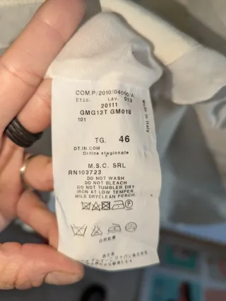 Armani Collezioni Chaqueta Blanca T.56