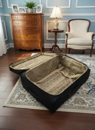 Maleta de viaje negra