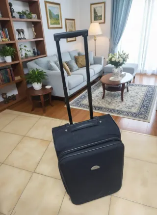 Maleta de viaje negra