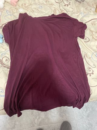 Camiseta granate talla xs