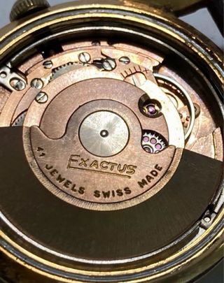 EXACTUS Precimaster 41 Jewels Suizo Vintage