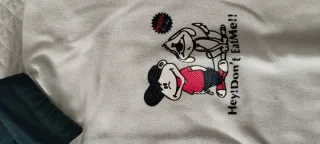 Polo bimbo bianco con stampa