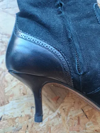 Botas altas piel Yanko negras