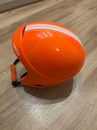 Casco de nieve naranja junior -53-56 cms