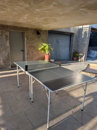 Mesa de ping pong plegable