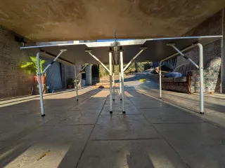 Mesa de ping pong plegable