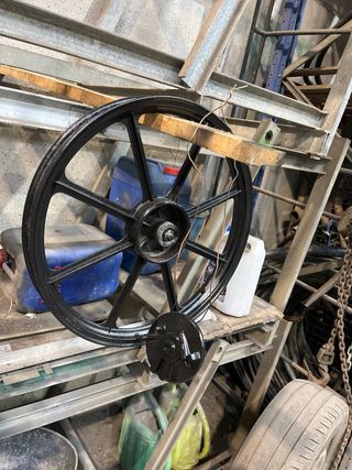 Llantas Vespino Negro Brillo