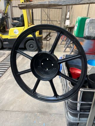 Llantas Vespino Negro Brillo