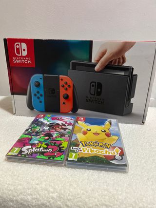Nintendo Switch + 2 Juegos