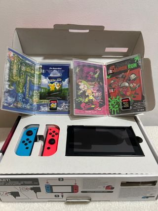 Nintendo Switch + 2 Juegos