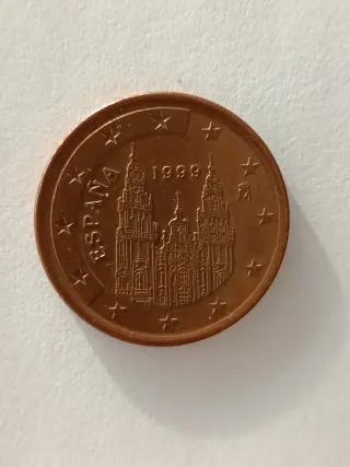 Moneda 5 cts España 1999
