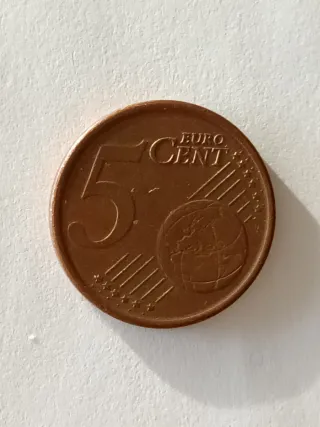 Moneda 5 cts España 1999