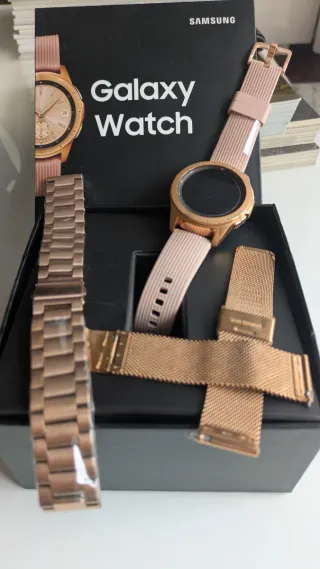 Samsung Galaxy Watch 42mm Oro Rosa varias correas