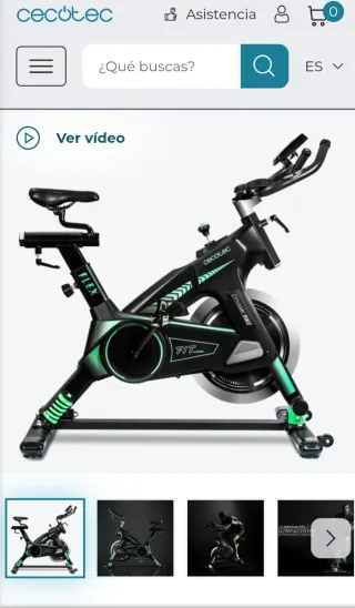Bicicleta Indoor Cecotec Ultraflex 25