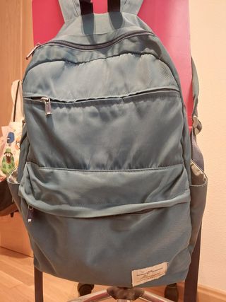 Mochila escolar azul