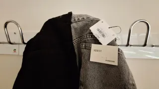 Pantalón vaquero bicolor talla S