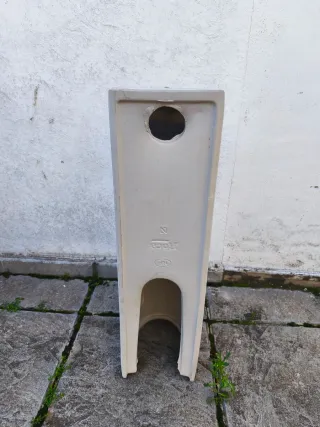 Pie de lavabo blanco Roca