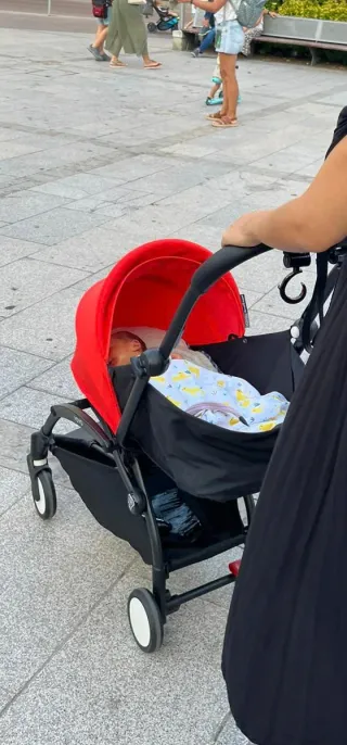 Capazo Babyzen Yoyo +0m Rojo