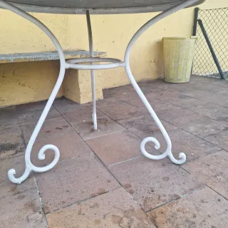 Tavolo da Giardino Mosaico 100cm Ferro