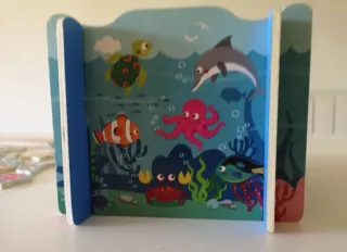 Juego de Pesca Magnética Animales Marinos