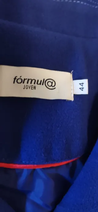Abrigo azul mujer talla 44